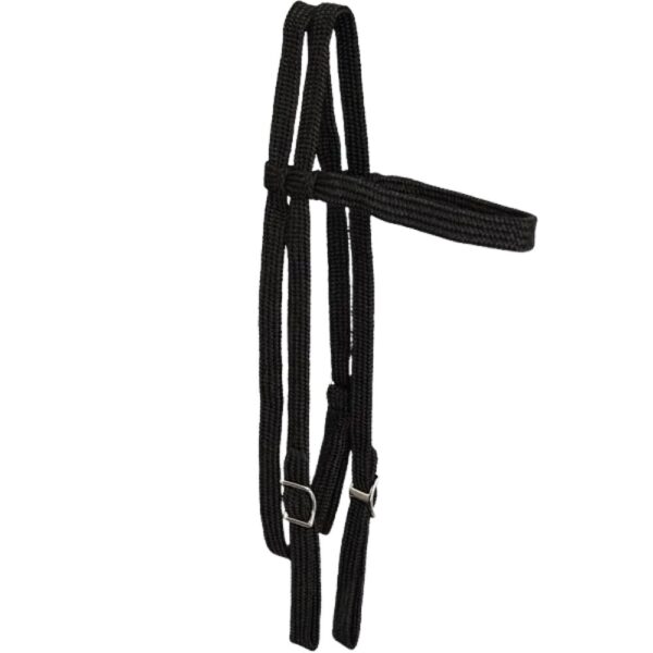 Conjunto Cabeçada e Rédea em Corda Extra Macio (Preto) - Image 3