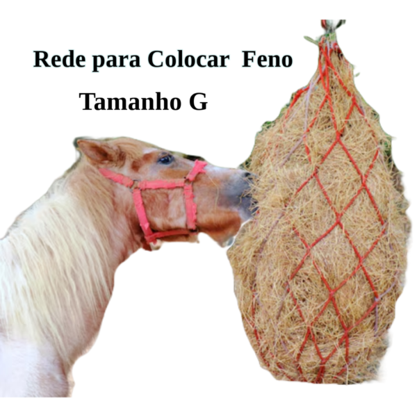 Rede para colocar Feno - Porta Feno de Corda 100% Polipropileno